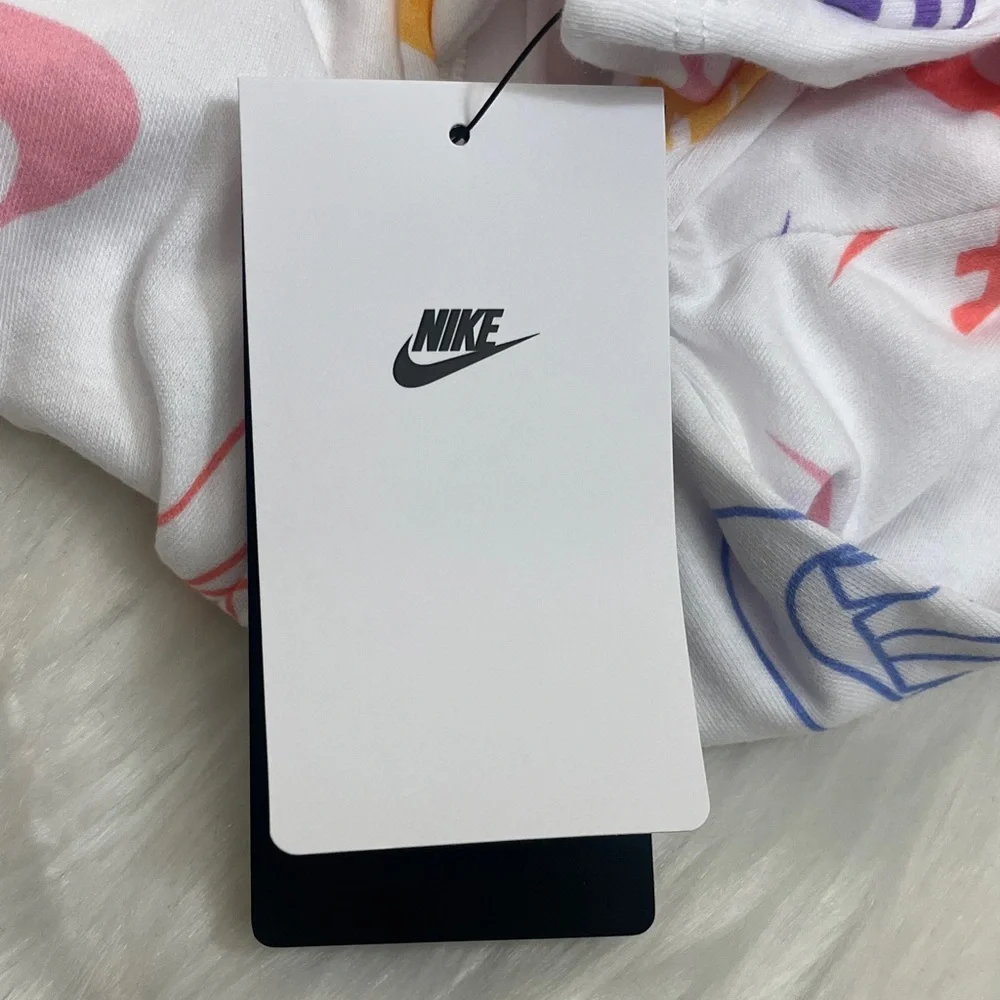 NWT Nike Colorful Logo Baby Romper Pajamas - Picture 9 of 11